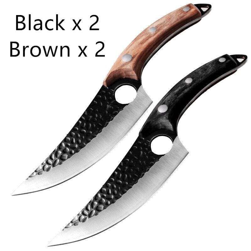 Professional Butcher Knife Set - High Carbon Steel 5CrMoV15
