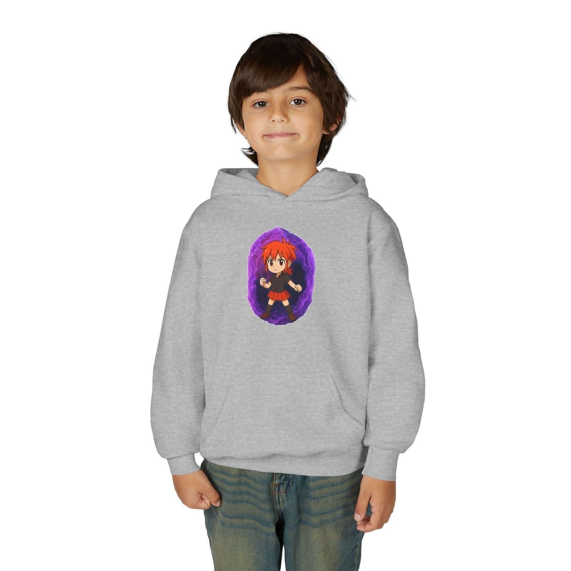Anime Purple Power Girl hoodie