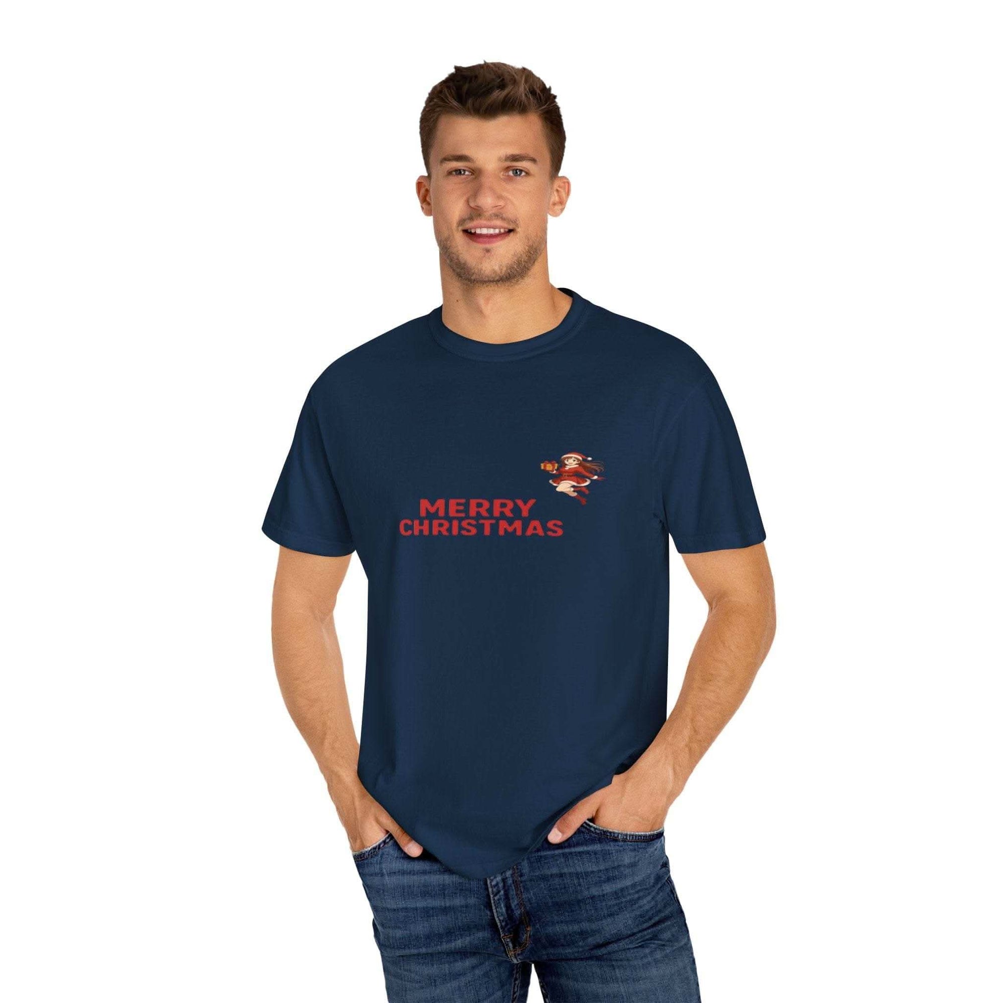 Anime Christmas Santa T-shirt