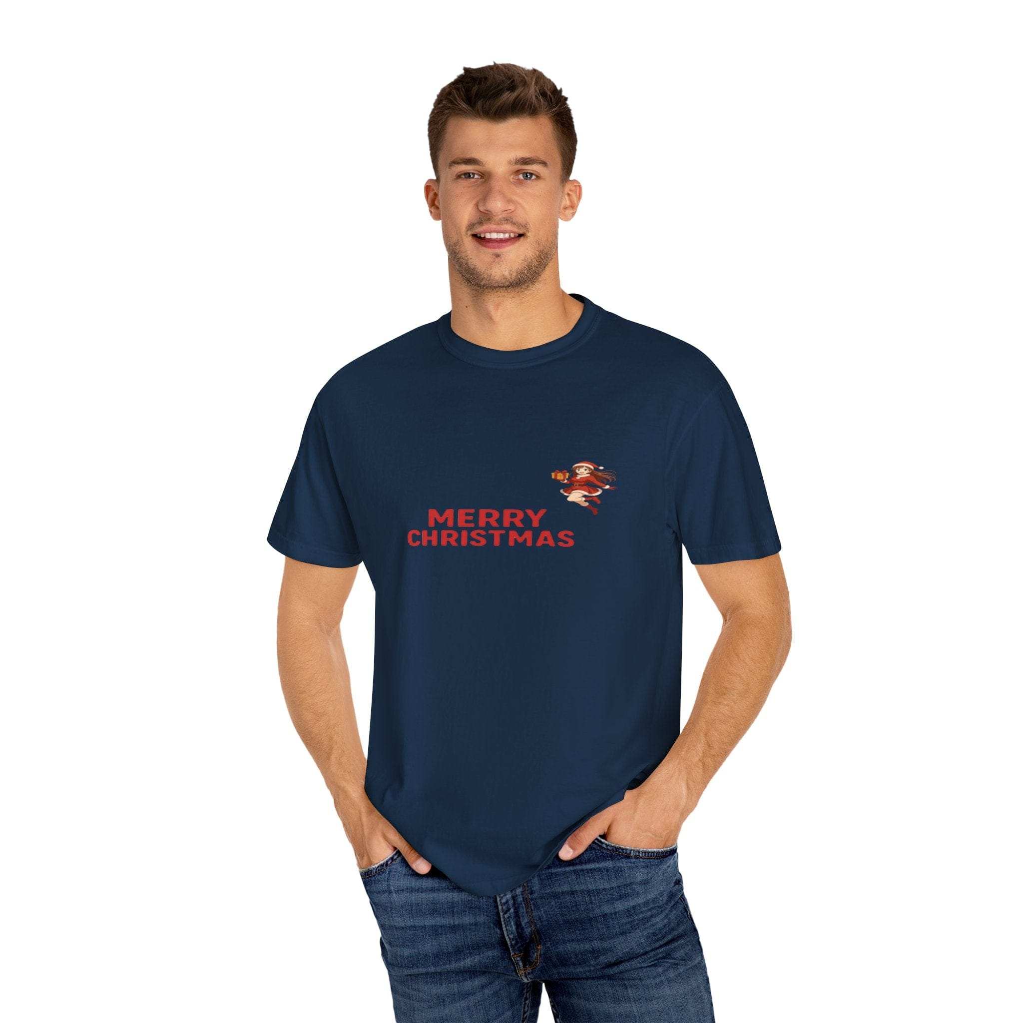 Anime Christmas Santa T-shirt