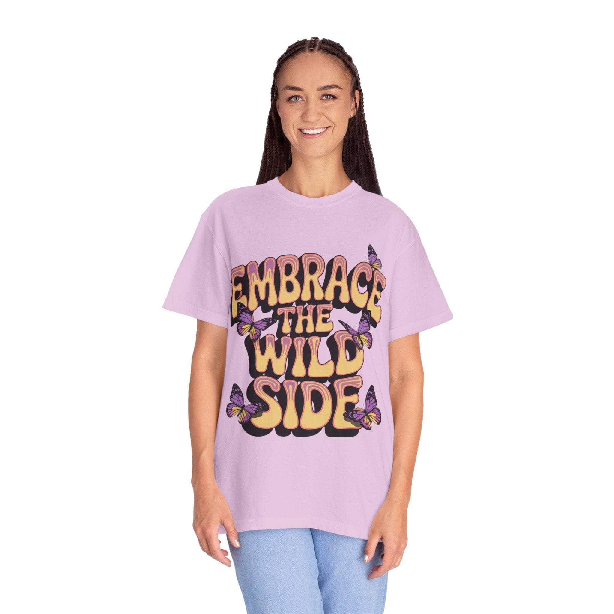 Garment-Dyed T-shirt - Embrace the Wild Side Print