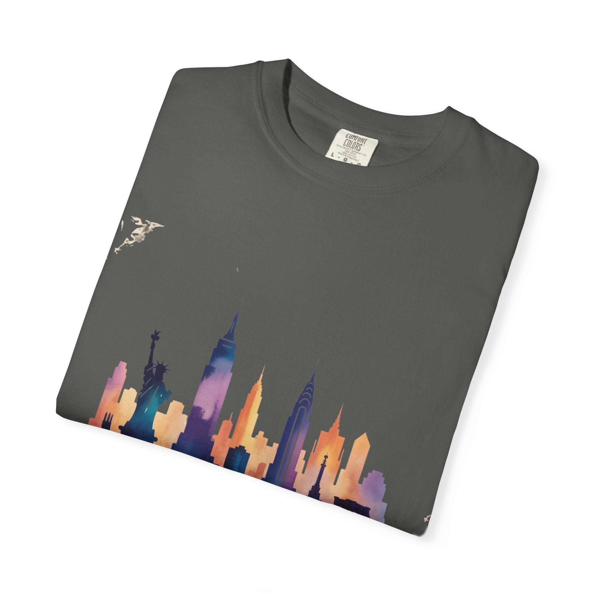 Garment-Dyed T-shirt - New York State of Mind Design