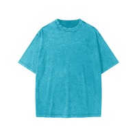 Snow Washed Kids' T-Shirt in vintage style with loose fit and round neck, made of 100% cotton