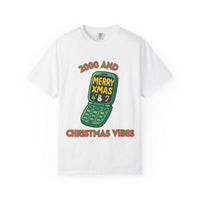 Retro 2000 Christmas T-Shirt with nostalgic 2000s holiday design on soft cotton fabric