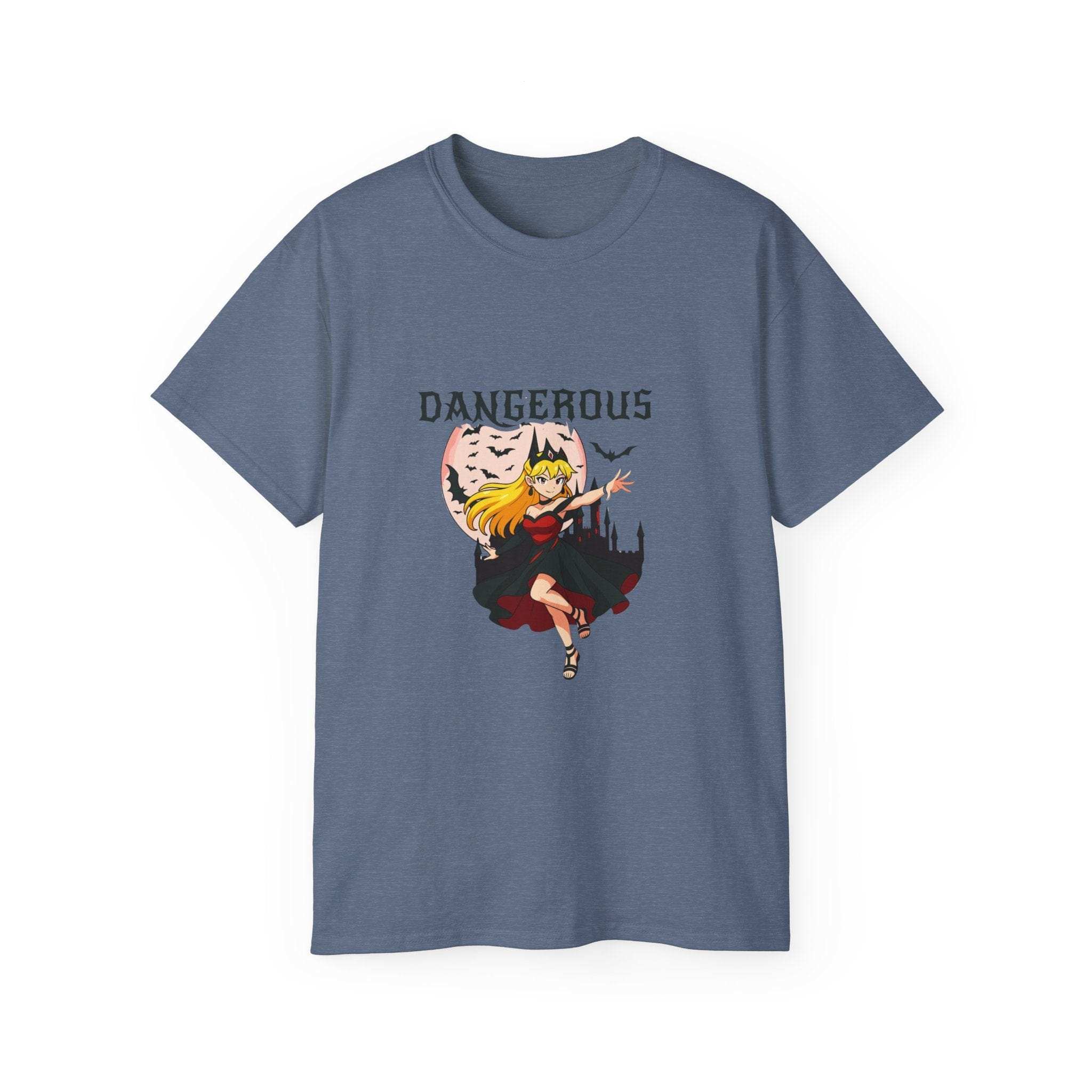T-Shirt - Anime Halloween Dangerous Girl Print