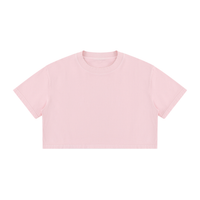 Women’s Mineral Wash Crop T-Shirt | Vintage Washed Cotton Cropped Tee