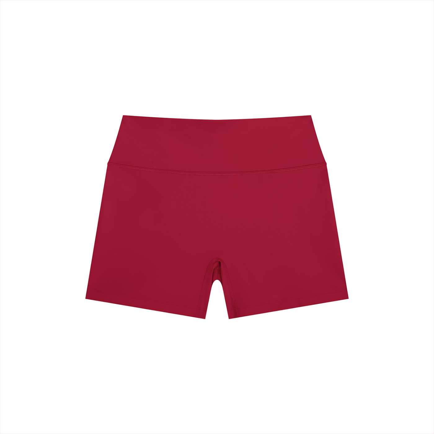 Women’s high rise yoga shorts in nylon spandex bodycon fit for workout and casual wear