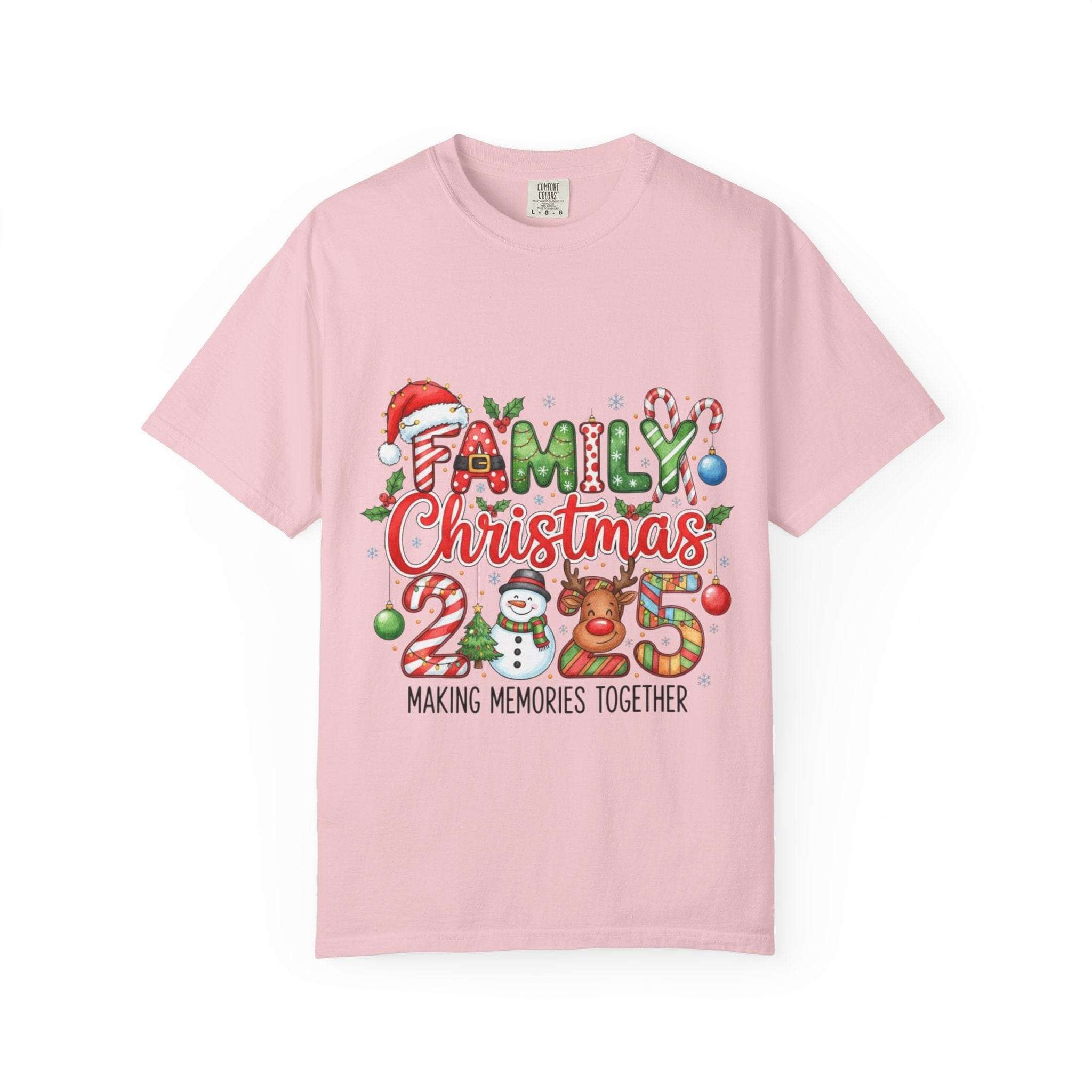 Garment-Dyed T-shirt - Family Christmas 2025