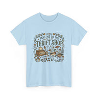 Take Me to the Thrift Shop Vintage Illustration T-Shirt