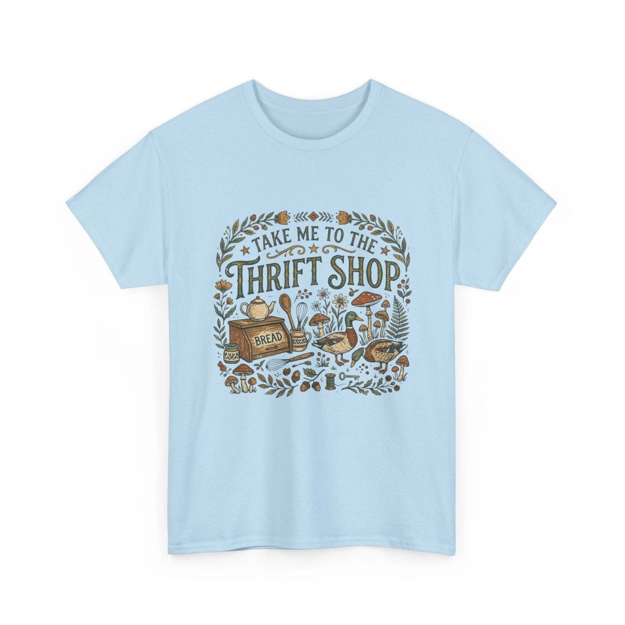 Take Me to the Thrift Shop Vintage Illustration T-Shirt