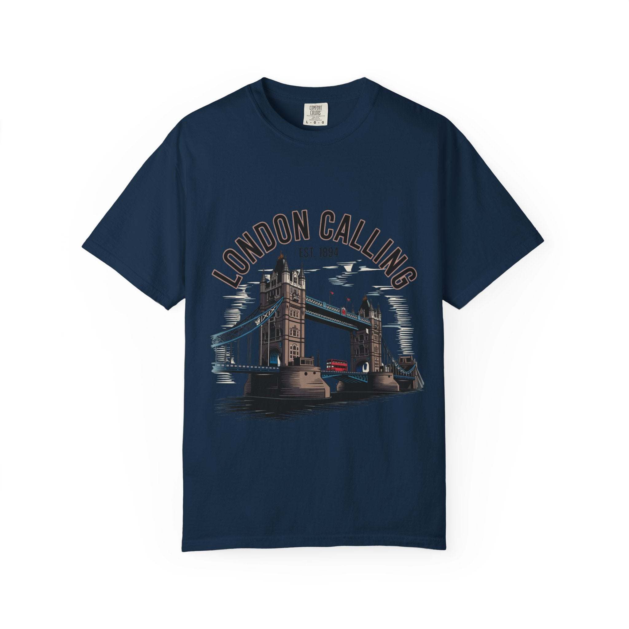 London Calling Travel T-Shirt - Unisex Garment-Dyed