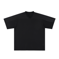 Oversized Mesh V-Neck Soccer Jersey