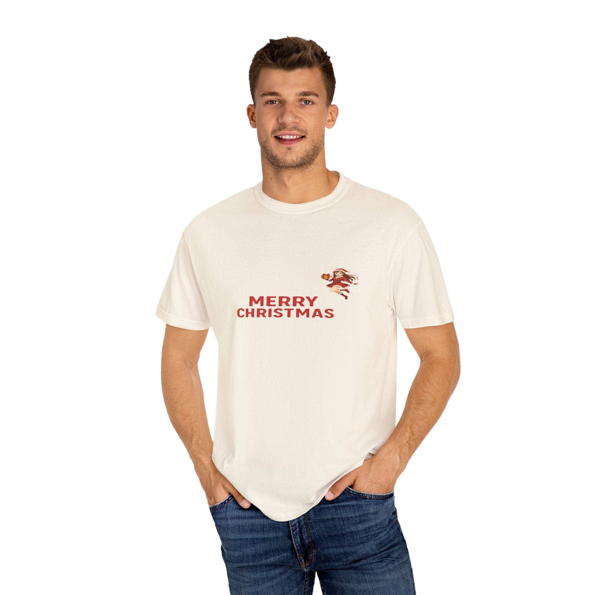 Anime Christmas Santa T-shirt