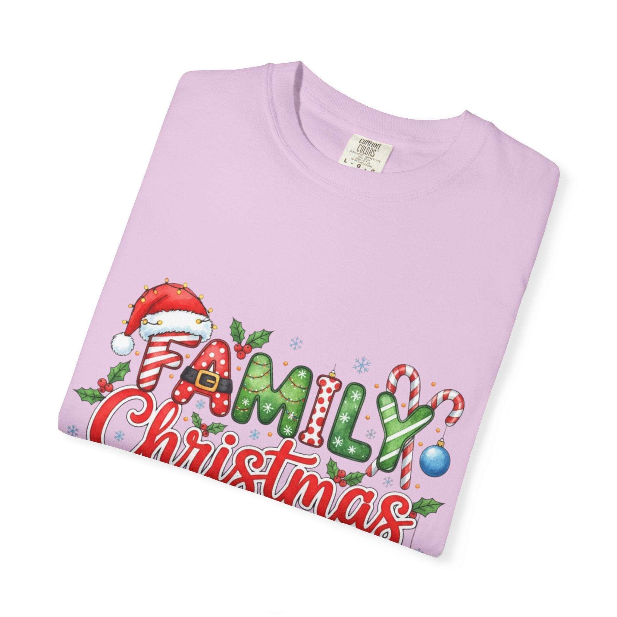 Garment-Dyed T-shirt - Family Christmas 2025