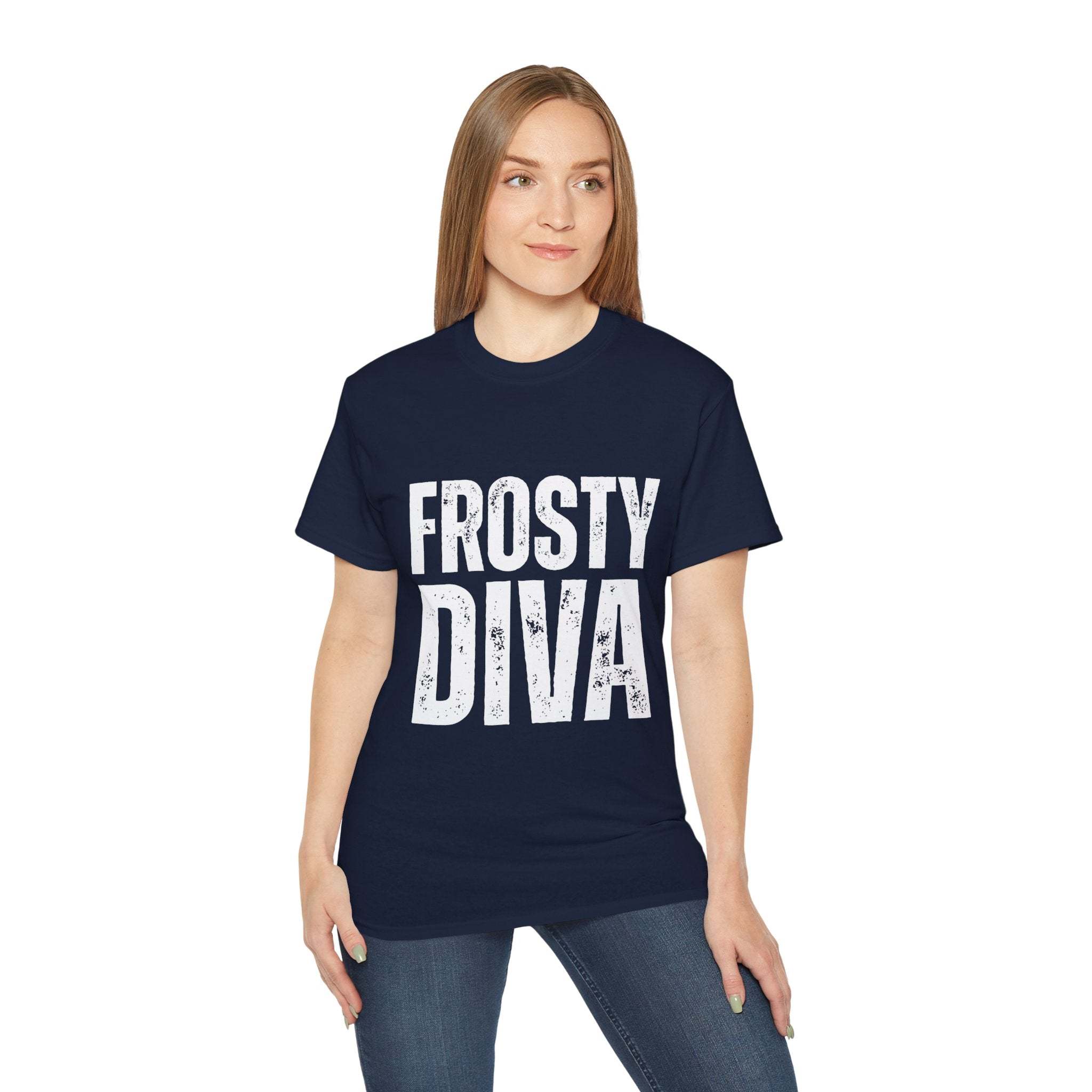 Distressed Frosty Diva T-Shirt - Unisex Tee