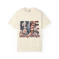 Soft faded Texas Rose T-Shirt in relaxed fit showcasing wild rose charm