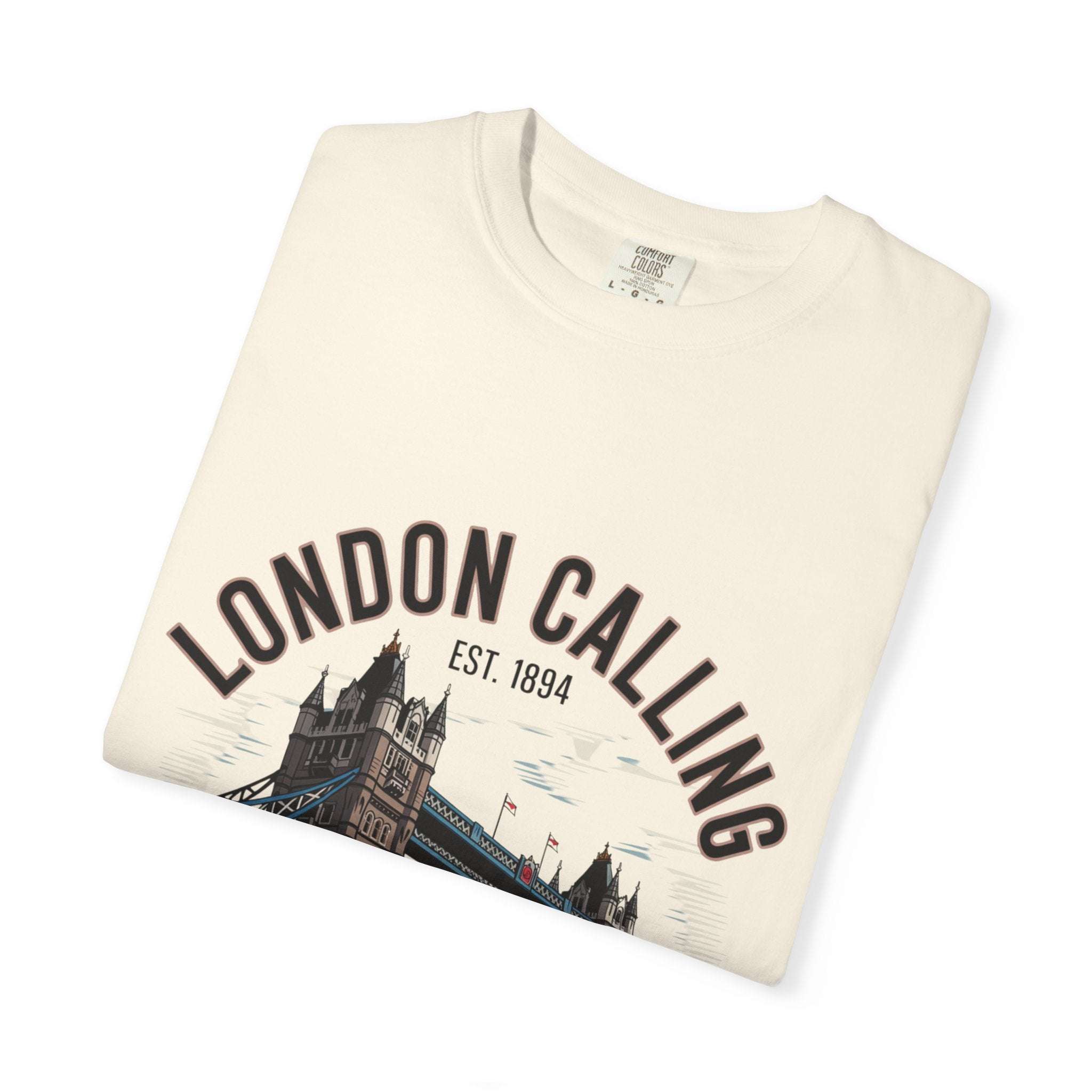 London Calling Travel T-Shirt - Unisex Garment-Dyed