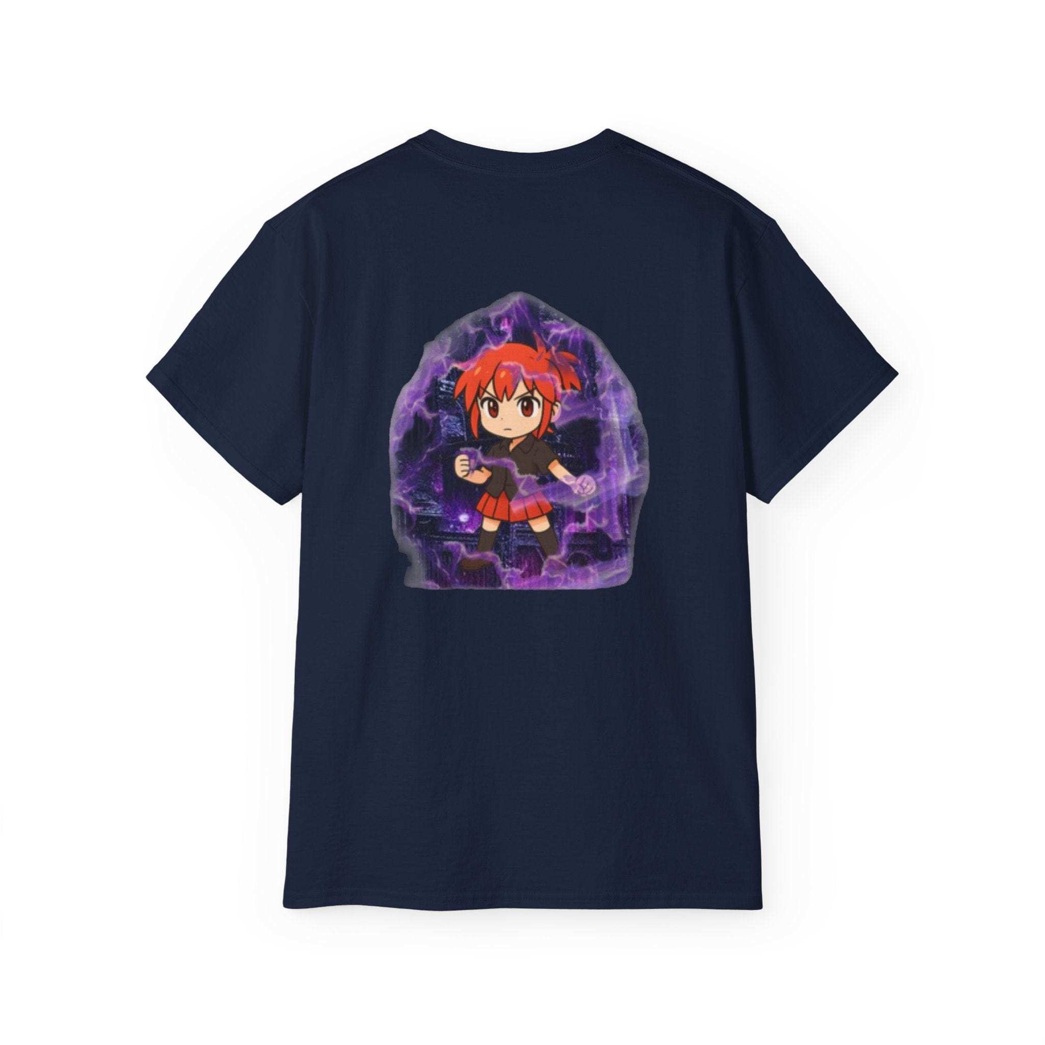 Anime Purple Power Girl Unisex T-shirt
