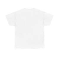 Bride Skull Illustration Tee featuring skeleton bride with roses and banner saying Good brides say bad words on white cotton shirt