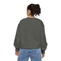 Pepper-colored sweatshirt with a preppy design, ideal for Christmas gifts, from Printify, available in sizes S, M, L.