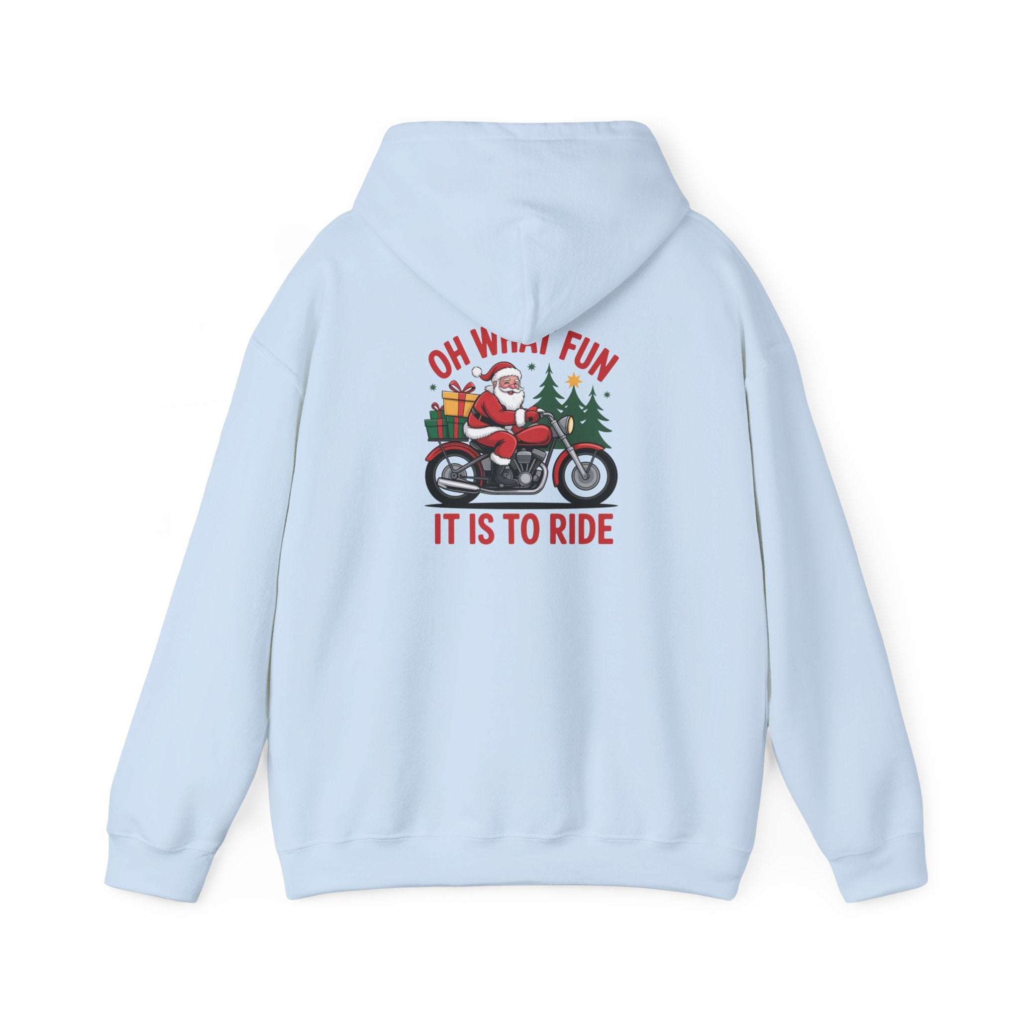 Santa Motorcycle Hoodie