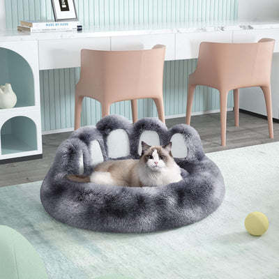 Cute Dog Bear Paw Shape Dog Bed for Small and Medium Dogs