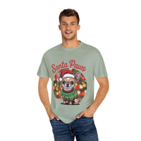 Bay Chihuahua Santa Paws T-Shirt from Printify, festive holiday pet apparel for dog lovers