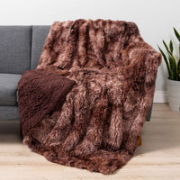 Tie-Dye Fuzzy Sherpa Throw 