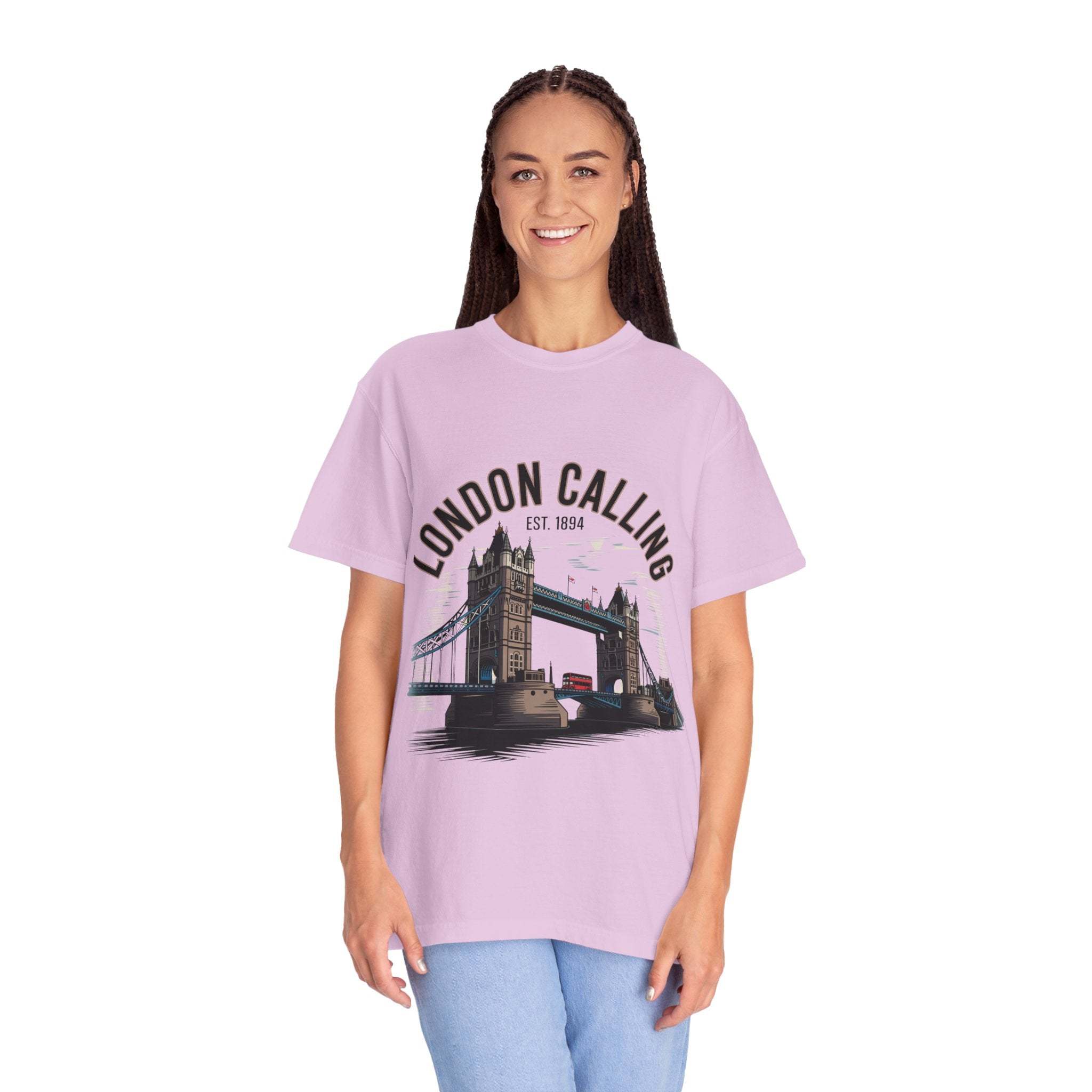 London Calling Travel T-Shirt - Unisex Garment-Dyed