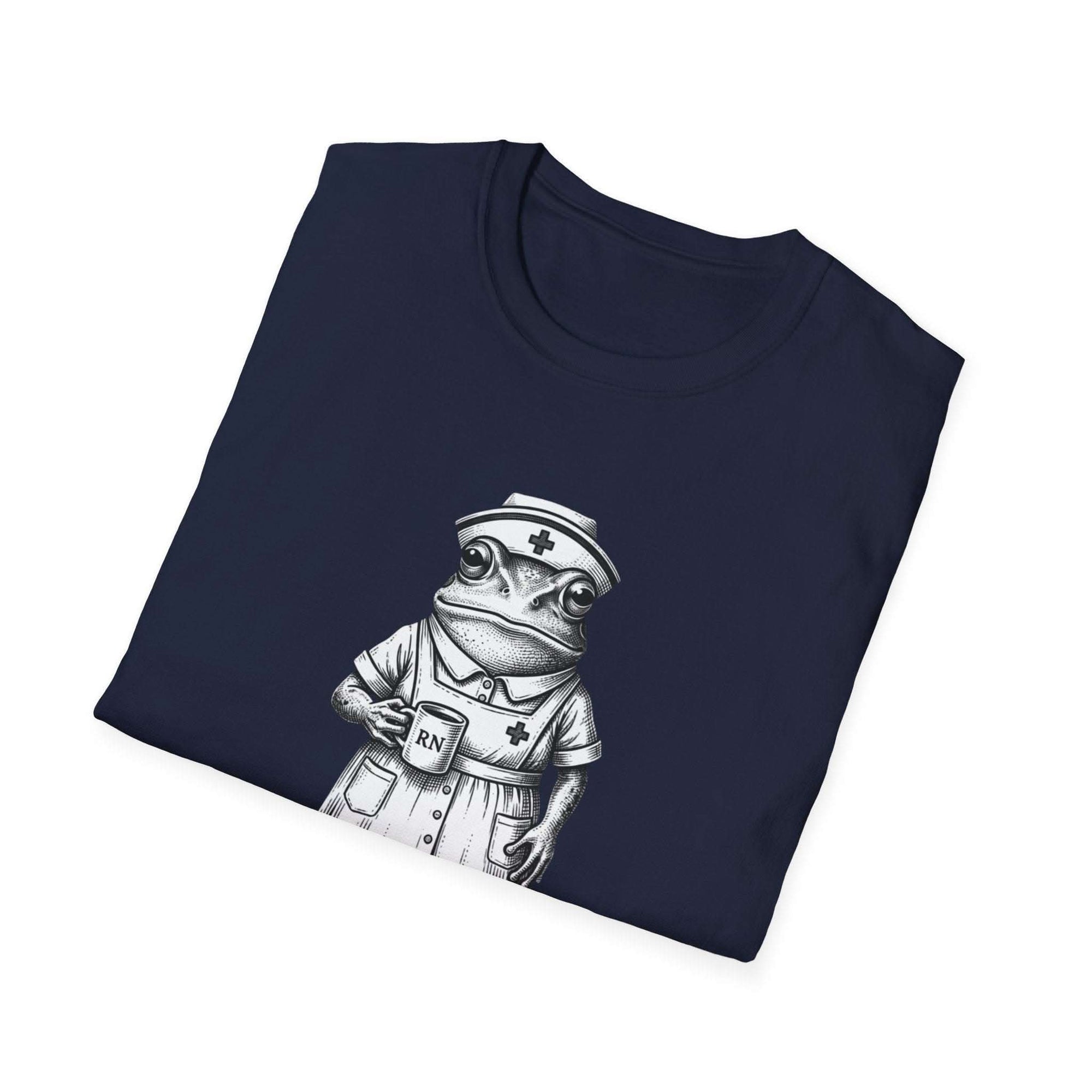 Creepy Nurse Illustration I Have To Ask Weird Stuff Or You Will Die T-Shirt
