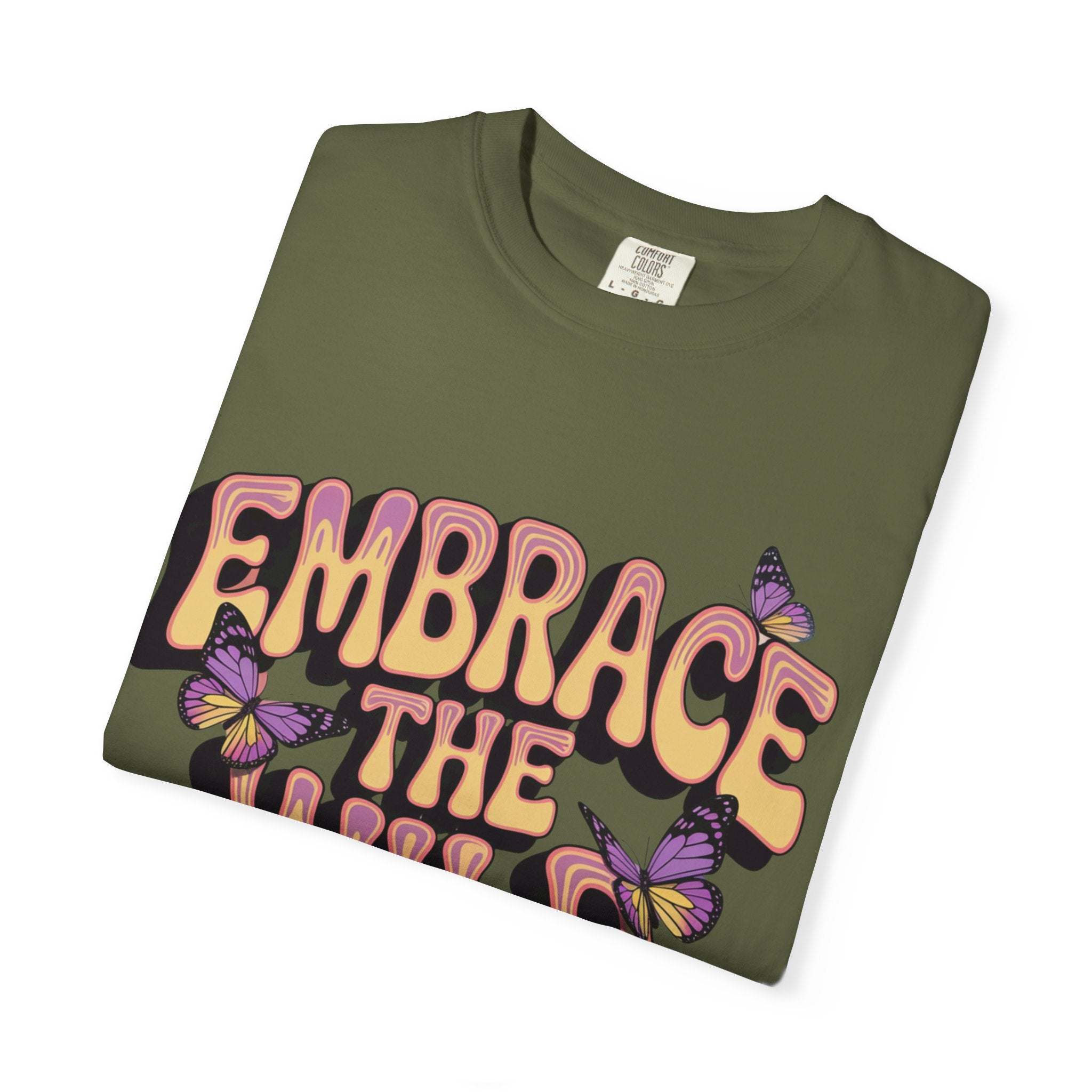Garment-Dyed T-shirt - Embrace the Wild Side Print