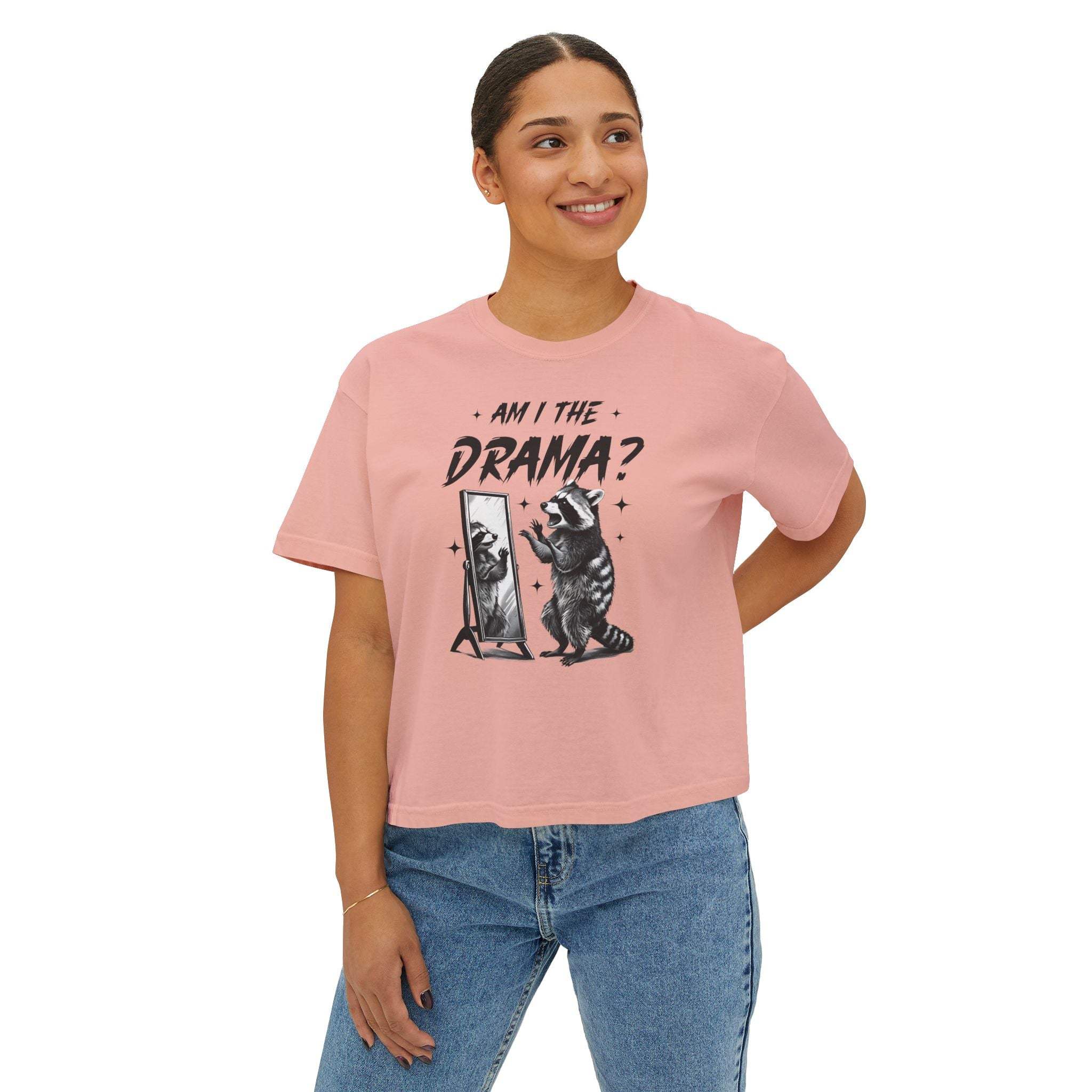 Boxy Tee - Am I The Drama Women's T-Shirt