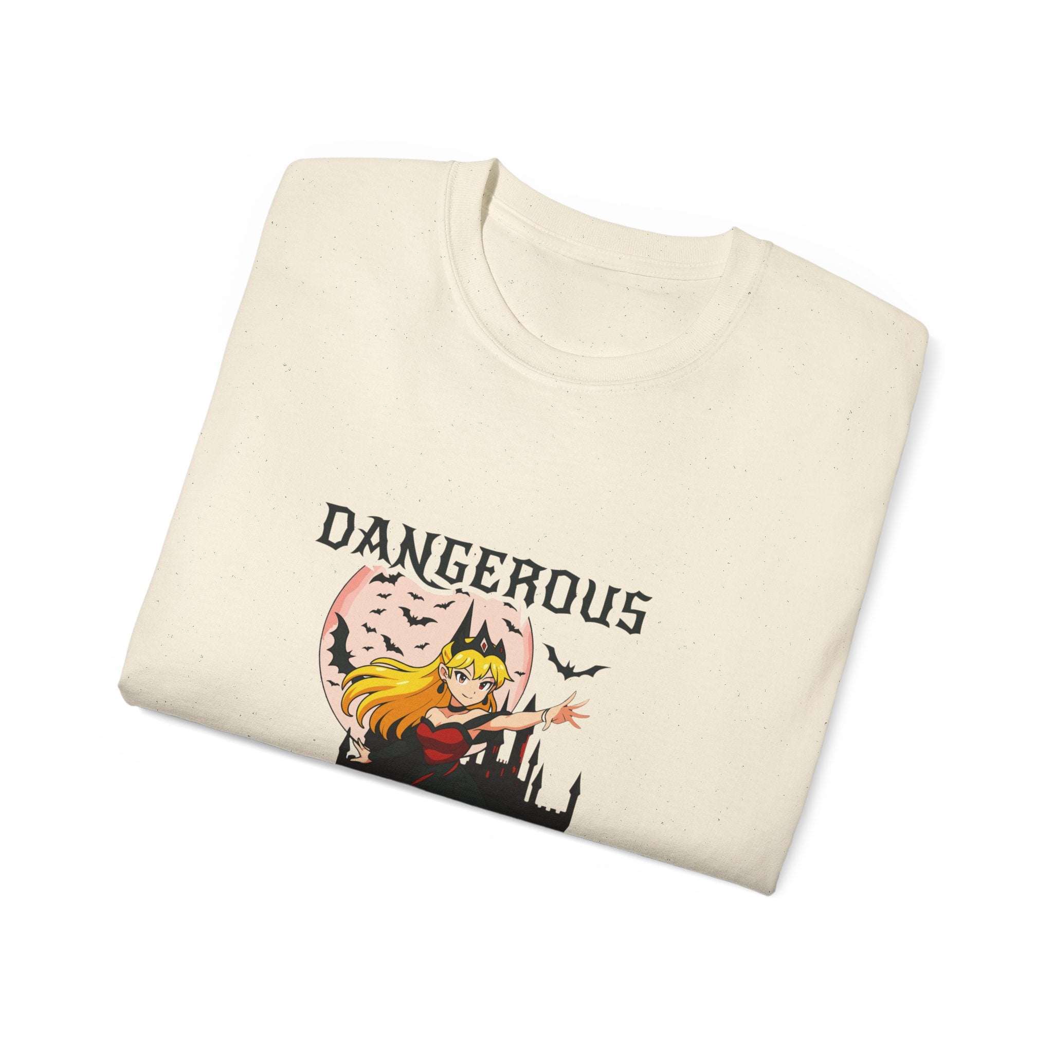 T-Shirt - Anime Halloween Dangerous Girl Print