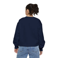 Pepper-colored sweatshirt with a preppy design, ideal for Christmas gifts, from Printify, available in sizes S, M, L.