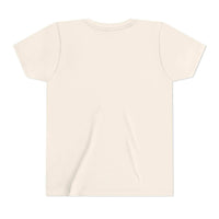 Youth tee featuring Highland Cow with Sunflowers design on soft, durable cotton fabric