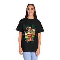 Vintage unisex t-shirt with humorous Abandoned Wives Golf Club graphic and durable ring-spun cotton fabric