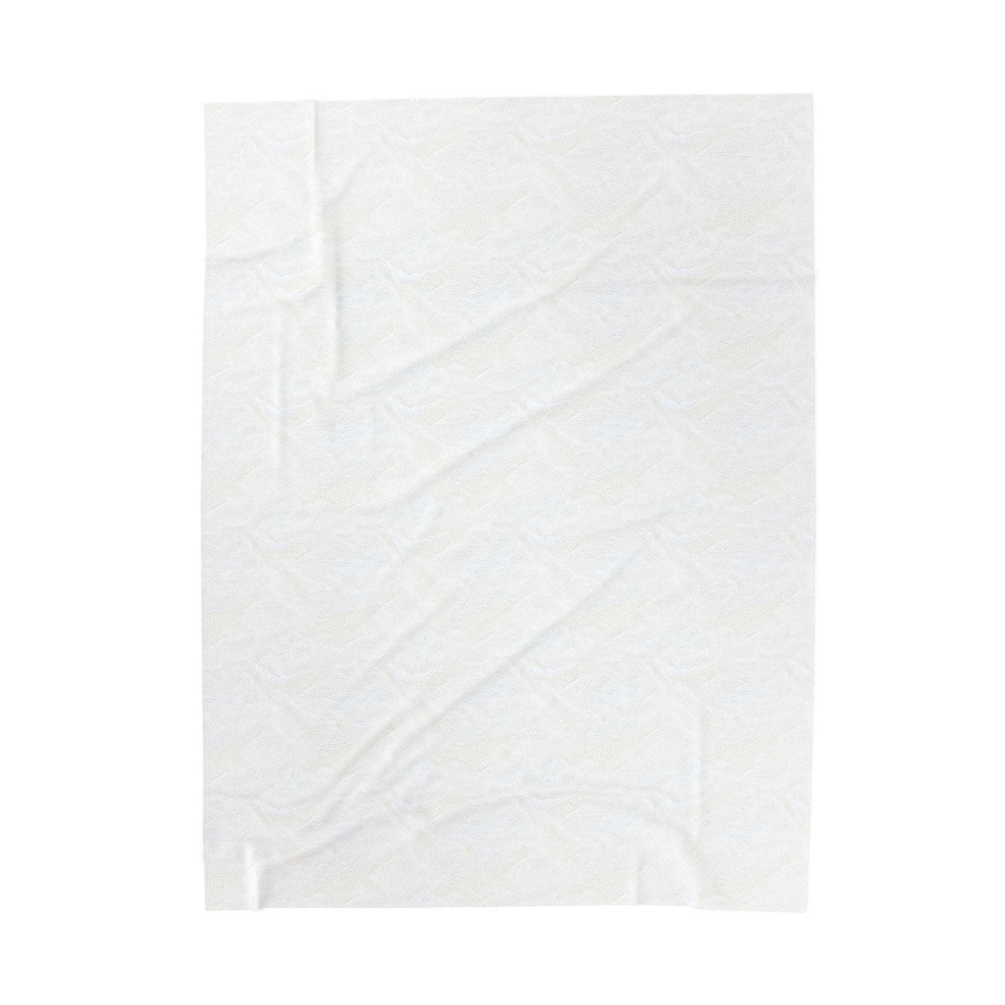 Tropical Hibiscus Floral Velveteen Plush Blanket | Hawaiian Flower Pattern