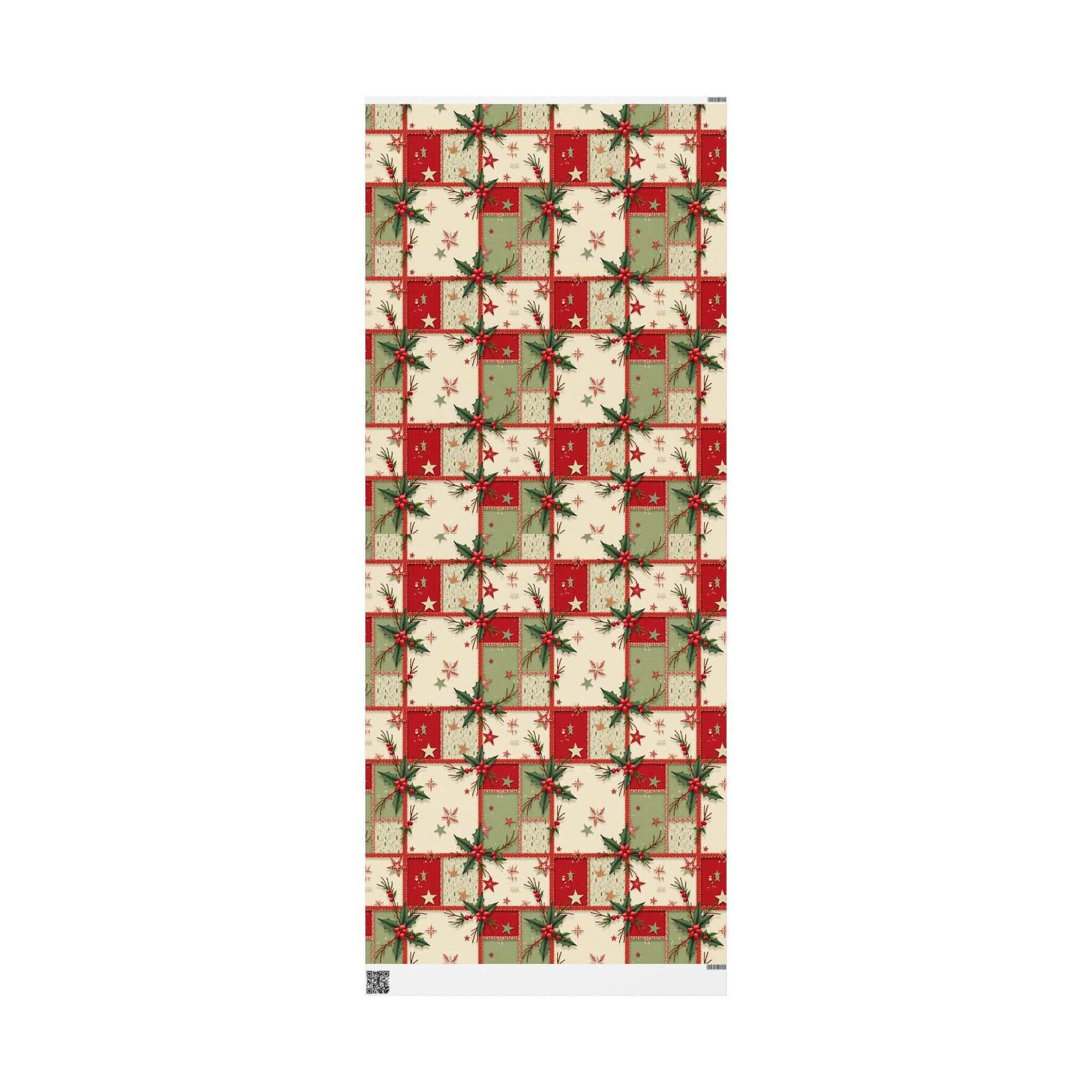 Vintage Christmas Stars wrapping paper with aged star motifs and retro holiday charm