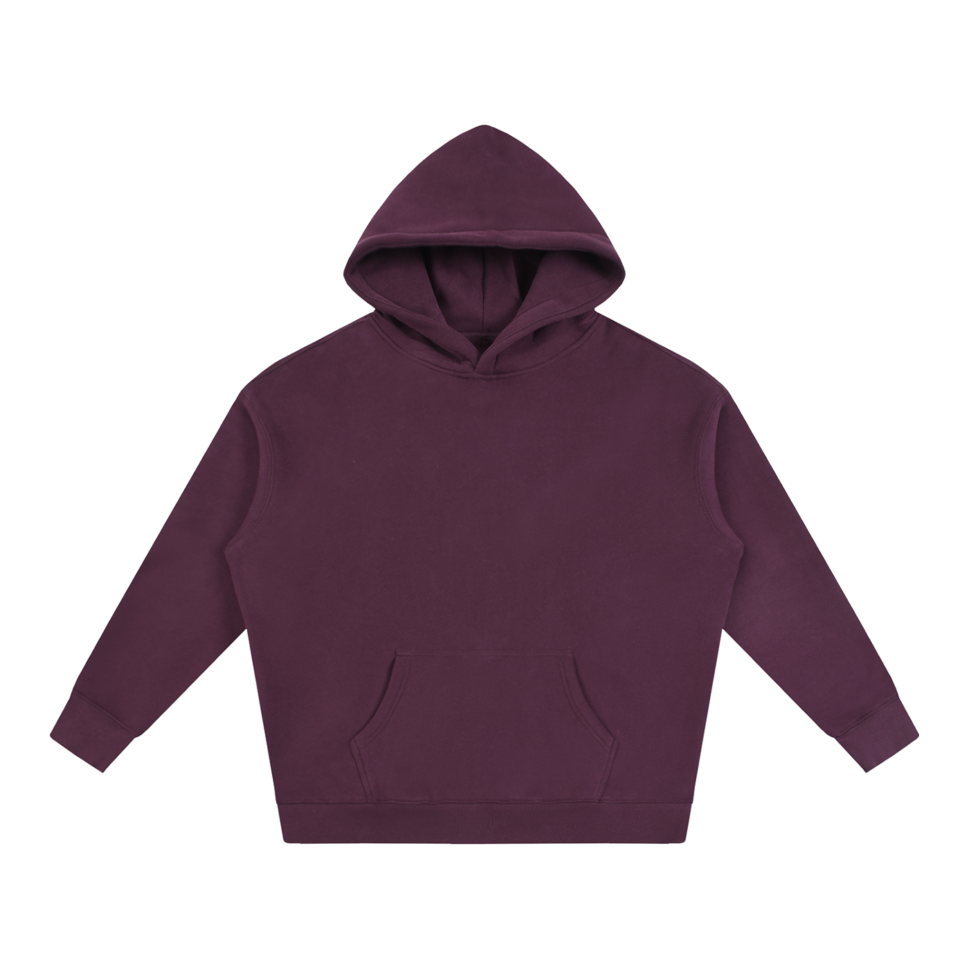 oversized fleeced hoodie unisex heavyweight streetwear pullover sweatshirt in neutral grey color with drop shoulders and adjustable hood