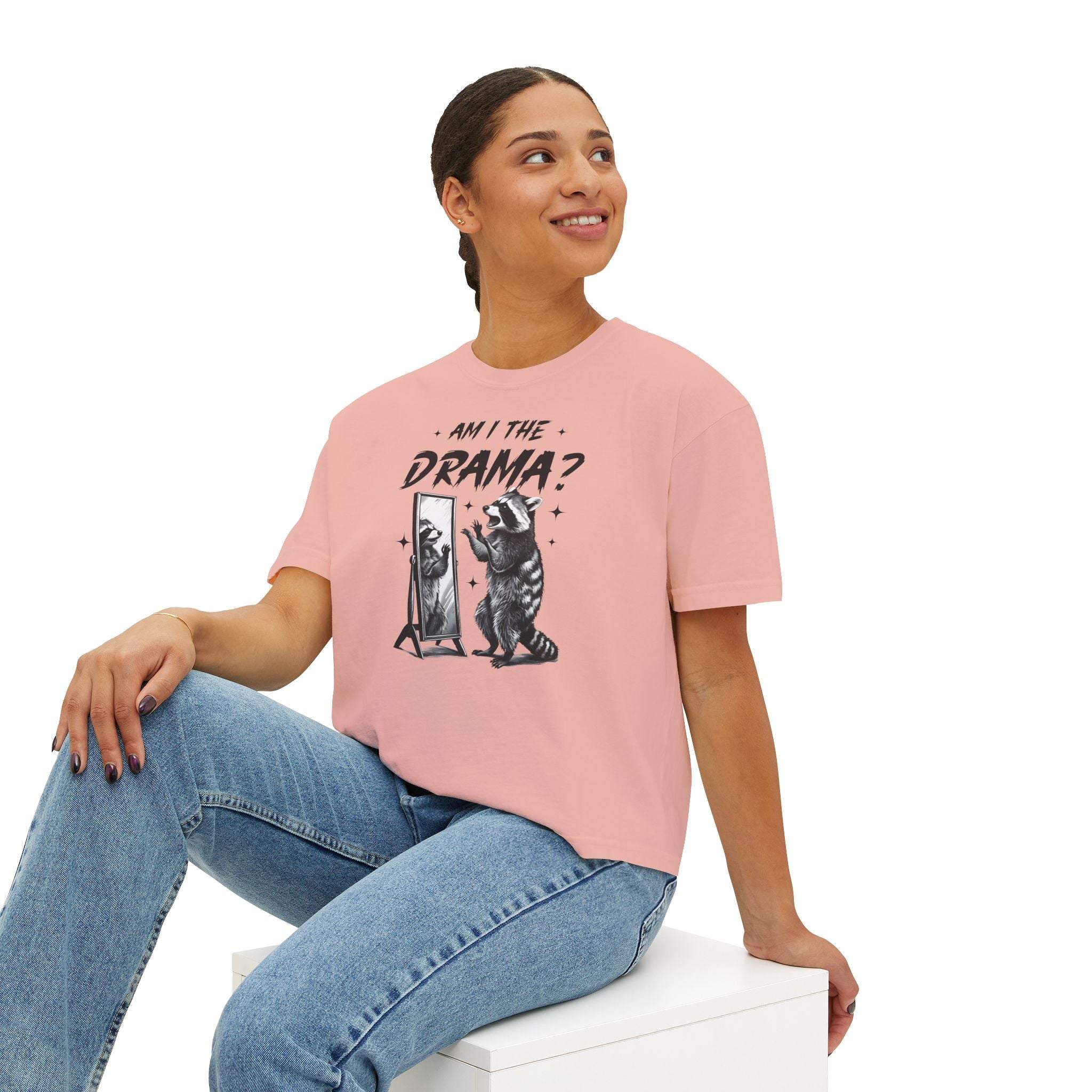 Boxy Tee - Am I The Drama Women's T-Shirt