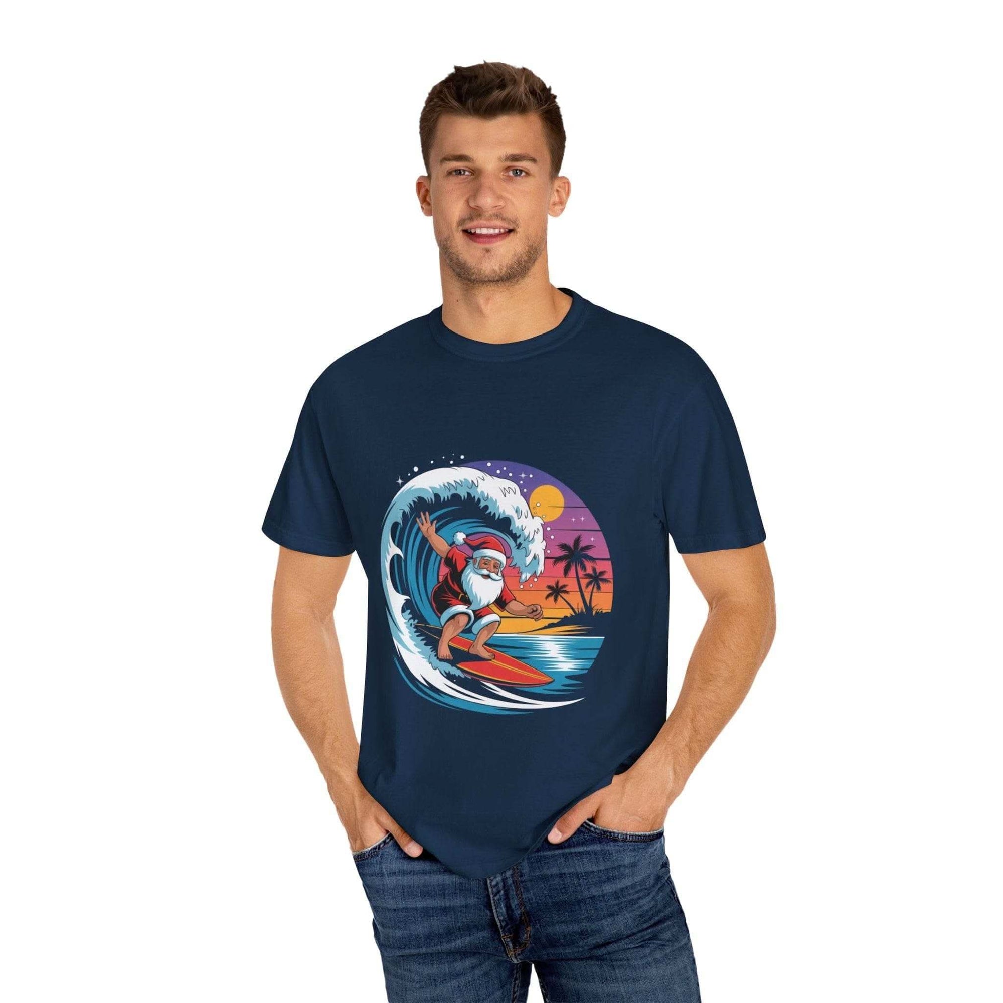 Surfing Santa T-shirt
