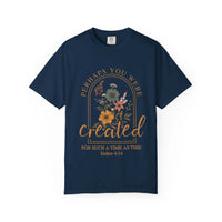 Created For Such A Time As This garment-dyed faith t-shirt with soft washed color and relaxed fit