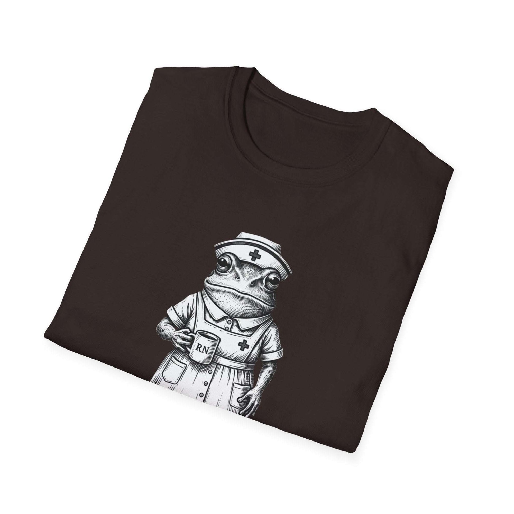 Creepy Nurse Illustration I Have To Ask Weird Stuff Or You Will Die T-Shirt