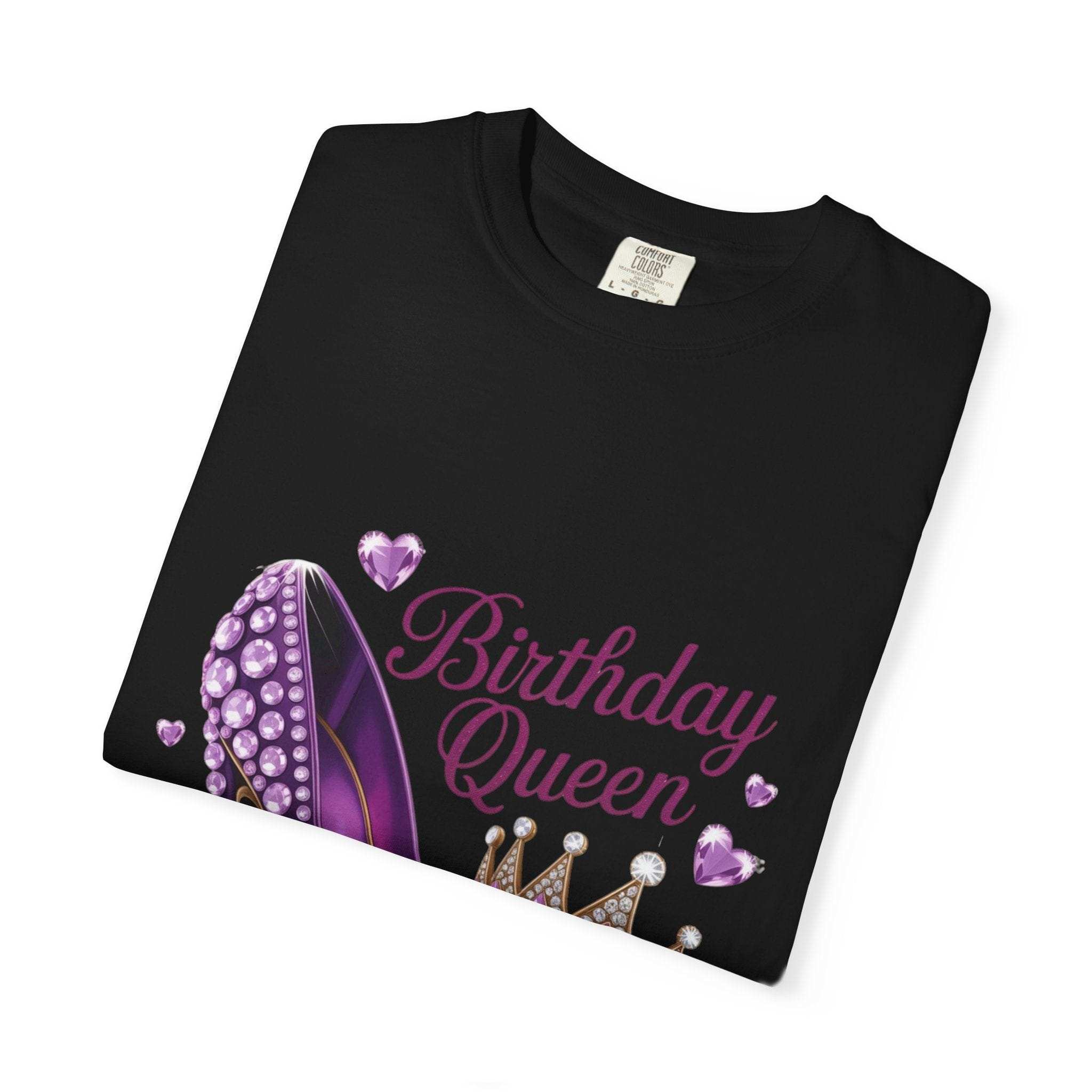 Birthday Queen High Heel T-Shirt - Fun Graphic Tee
