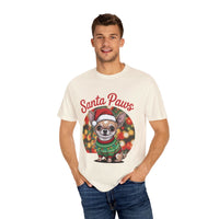 Bay Chihuahua Santa Paws T-Shirt from Printify, festive holiday pet apparel for dog lovers