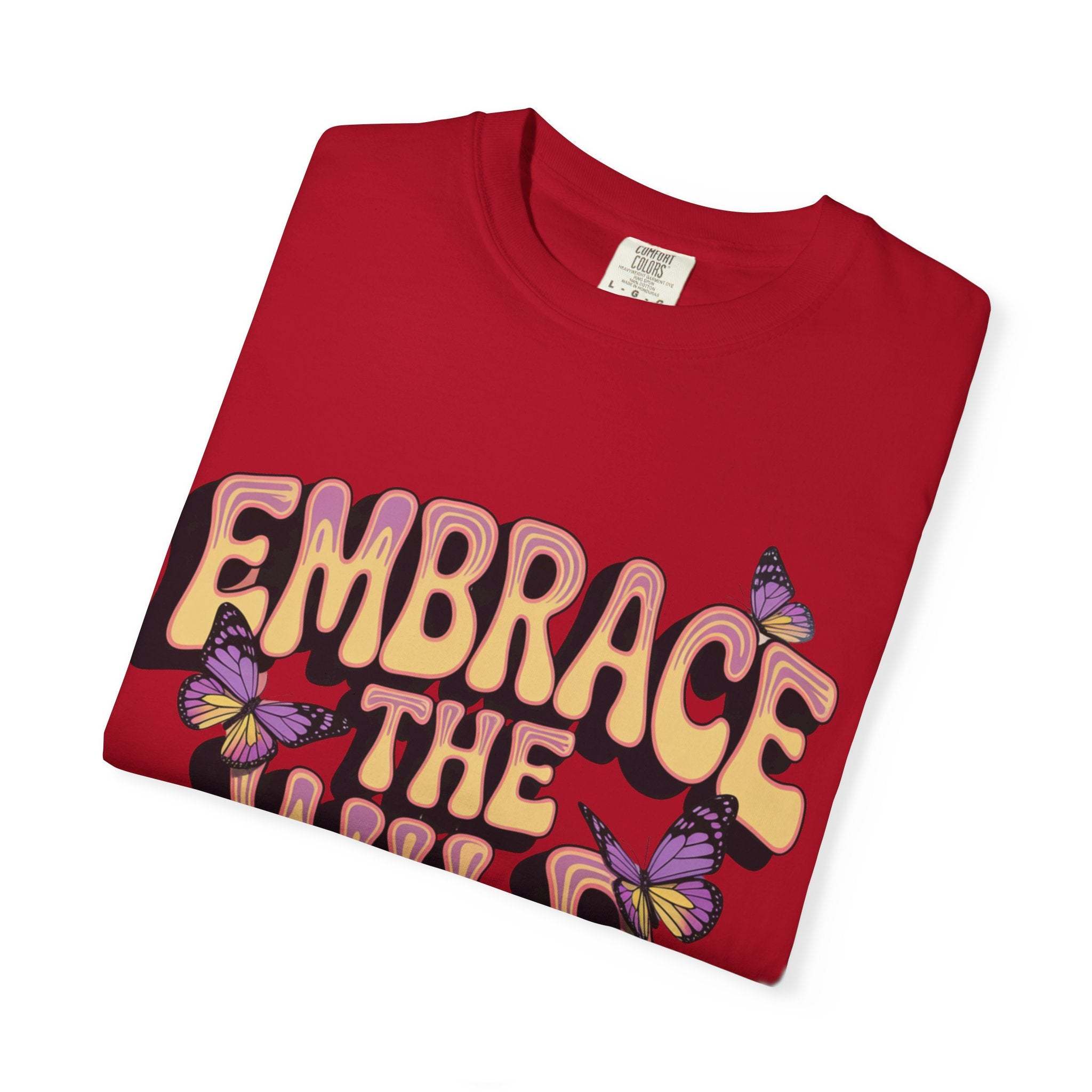 Garment-Dyed T-shirt - Embrace the Wild Side Print