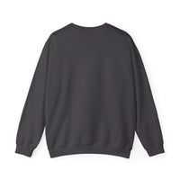 Back view of black Varsity Besties Crewneck Sweatshirt in cotton blend fabric