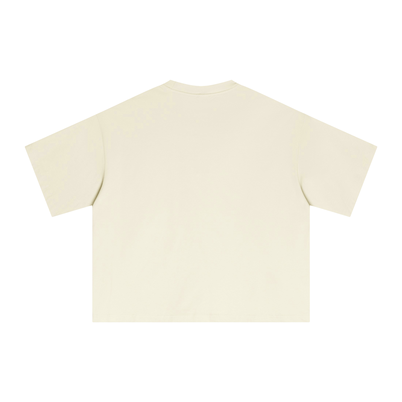 Beige t-shirt on a white background