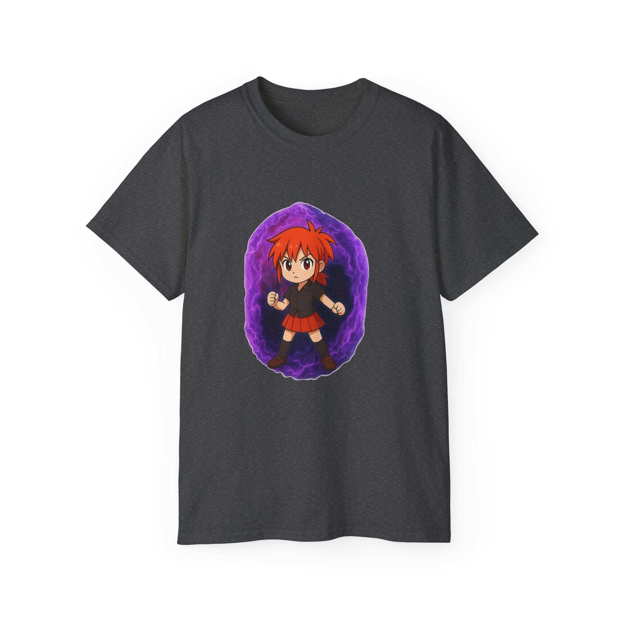 Anime Purple Power Girl Unisex T-shirt