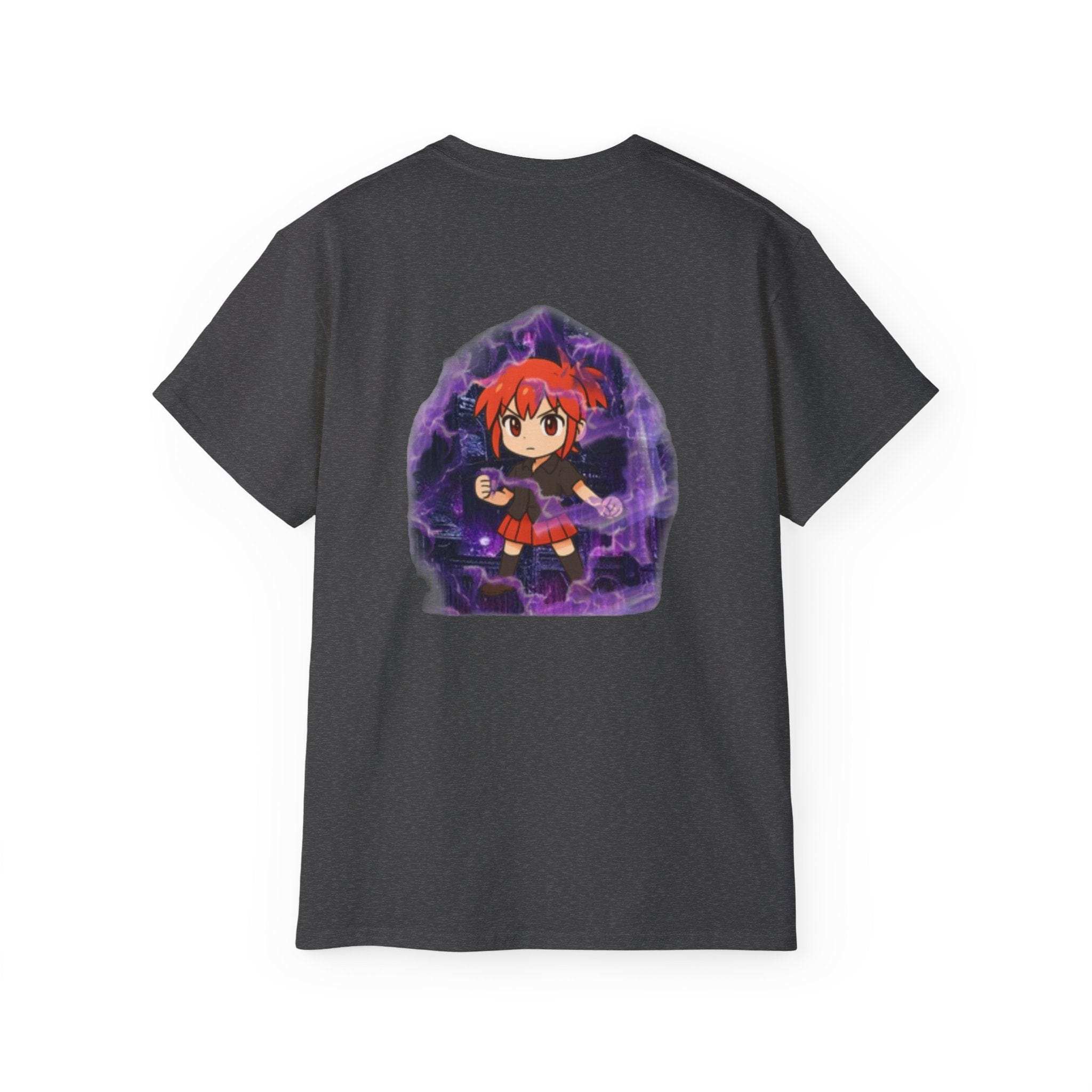 Anime Purple Power Girl Unisex T-shirt
